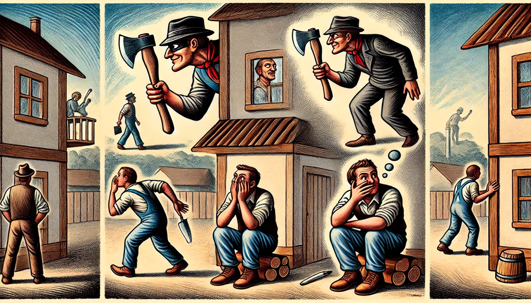 داستان دزد و تبر