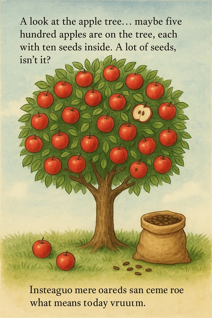 داستان قانون دانه سیب