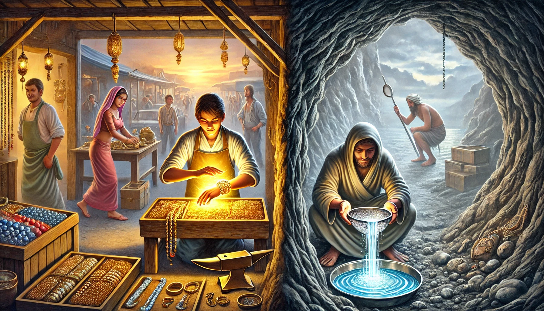 دو برادر غارنشین و زرگر