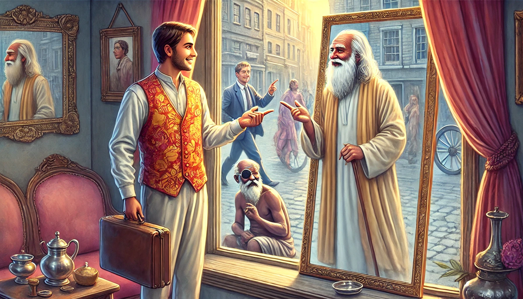 پنجره و آینه